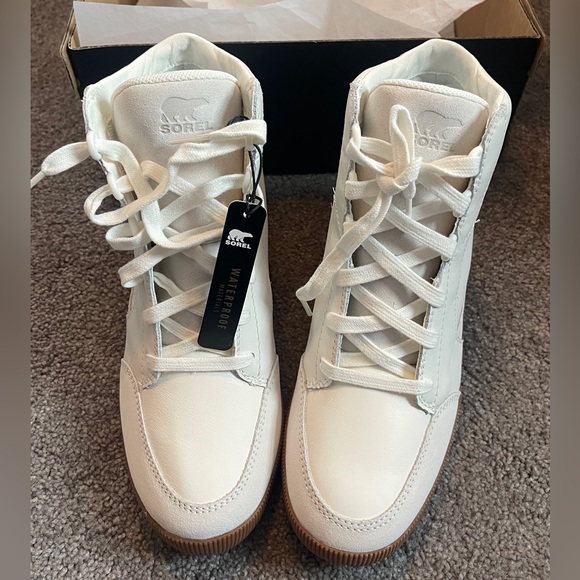 SOREL White Women's Out N About Wedge Boot - NWT Size 8.5 - Picture 8 of 11